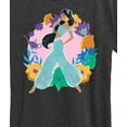 thumbnail image 3 of Disney Princess - Jasmine And Florals - Women's Short Sleeve Graphic T-Shirt, 3 of 5