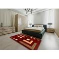 thumbnail image 4 of Ahgly Company Indoor Rectangle Abstract Chocolate Brown Abstract Area Rugs, 8' x 10', 4 of 6