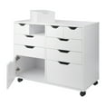 thumbnail image 4 of Winsome Bacs et Tiroirs Halifax Rangement Multiple Armoire Mobile Grand Finition Blanche, 4 of 14