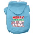 thumbnail image 1 of Ya Filthy Animal Screen Print Pet Hoodie Baby Blue Xl (16), 1 of 1