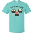 thumbnail image 3 of Inktastic Kawaii How I Roll Sushi T-Shirt, 3 of 5