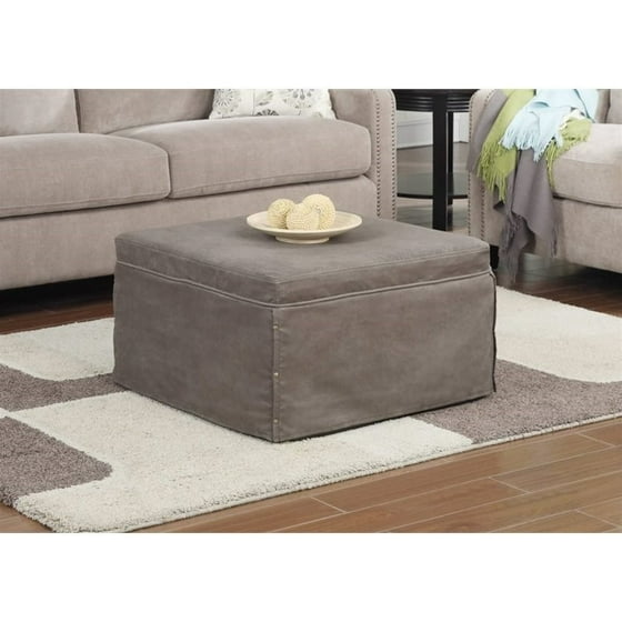 Pemberly Row Twin Folding Bed Ottoman In Taupe Com