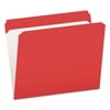 Pendaflex Reinforced Top Tab File Folders Straight Cut Letter Red 100/Box R152RED