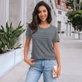 thumbnail image 5 of SUNBS Blouses for Women Short Sleeve Lace Tops Dressy Casual Tees, Sizes S-2XL, 5 of 10