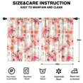 thumbnail image 2 of Blackout Kids Curtains,Pink Bichon Frise and Flower Childrens Insulated Curtains Set Of 2,Bedroom Essentials,Toddler Room Decor 42x54in(106x137cm), 2 of 4