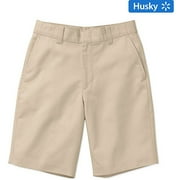 George Husky Boys School Uniform Flat Front Shorts (Husky)