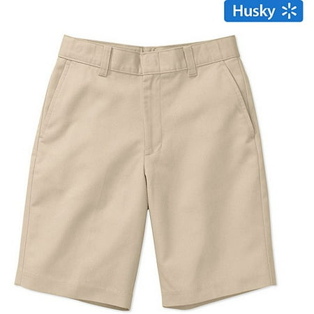 George Husky Boys School Uniform Flat Front Shorts (Husky)
