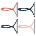 thumbnail image 4 of Removedor de pelusa de doble cara, afeitadora de pelusas portátil, raspador de limpieza de alfombras para ropa del hogar, 4 Uds., 4 of 8