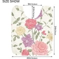 thumbnail image 4 of GZHJMY Rose Flower Clematis Floral Vintage Bath Mat for Bathroom Rugs Rectangle Carpet for Shower, Fluffy Absorbent & Machine Washable, 16x24 Inch Carpet Runner, 4 of 5