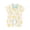 C343 Yellow, variant on Gbsyewxs Jumpsuit For Girls Crew Neck Short Sleeve Pineapple Print Romper Soft Summer Kids Onesie Yellow Size 6-9 Months