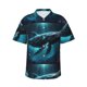 thumbnail image 1 of Fotbe Vintage Blue Pattern Whale Camisa Hawaiana para Hombre Unisex – Camisa Casual de Verano con Botones de Manga Corta de Algodón y Lino,X-Large, 1 of 7
