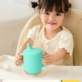 thumbnail image 3 of SteadlineBaby Silicone Training Cup with Soft Spout Leak Proof Non-Spill Sippy Cup BPA Free Easy Grip Transition Cup for Infant Toddler First Drinking Cup Dishwasher Safe Baby Feeding Essentials, 3 of 6