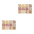 thumbnail image 1 of Seitruly Pegatinas para uñas, calcomanías para puntas de hoja de arce, decoración de manicura, decoración geométrica de animales, quinientos dieciséis BN505 2Conjunto, 1 of 6