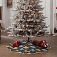 thumbnail image 4 of Bingfone Christmas Tree Skirt Mat Christmas Decoration Interior 36" -Watercolor Bathyscaphe, 4 of 6