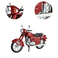 thumbnail image 6 of CUTICATE 1/10 Scale Alloy Motorcycle Model Collection Decor with Light Photo Props Desktop Ornament Motorcycle Sculpture for Boyfriend red, 6 of 8