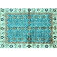 thumbnail image 1 of Ahgly Company Indoor Rectangle Oriental Light Blue Traditional Area Rugs, 3' x 5', 1 of 4