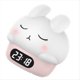 thumbnail image 3 of Reloj de Luz : Te Acompaña A Dormir. Conejos Tímidos Pat. Reloj Despertador con Luz . Dormitorio. Cama., 3 of 5