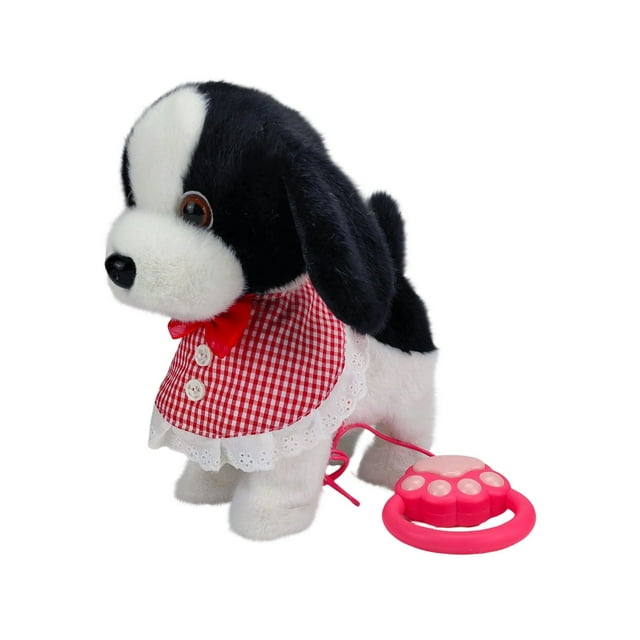 Tyidzon Mon Chiot Robot Réaliste Jouet pour Chien Mignon Doux Mini Chiot Robot pour Enfants Cadeaux
