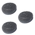 thumbnail image 1 of 3pc Large 100g Heavy Duty Course Steel Wool Cleaning Scouring Pad Balls, 1 of 3