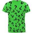 thumbnail image 2 of Halloween Riddle Me This Costume All Over Adult T-Shirt - Large, 2 of 2