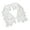 White, variant on Women Fake Collar Lapel Embroidery Flower Pattern Solid Color Collar Enhancer Formal Uniform Collar Shirt Collar Extension