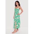 thumbnail image 2 of Women's Floral Front Slit Keyhole Detail Midi Dress, 2 of 3