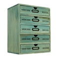 thumbnail image 4 of 5-Tier Drawer Cabinet Desktop Organizer Box File Drawer Organizer for Organize Books, Magazines, Files, 4 of 23