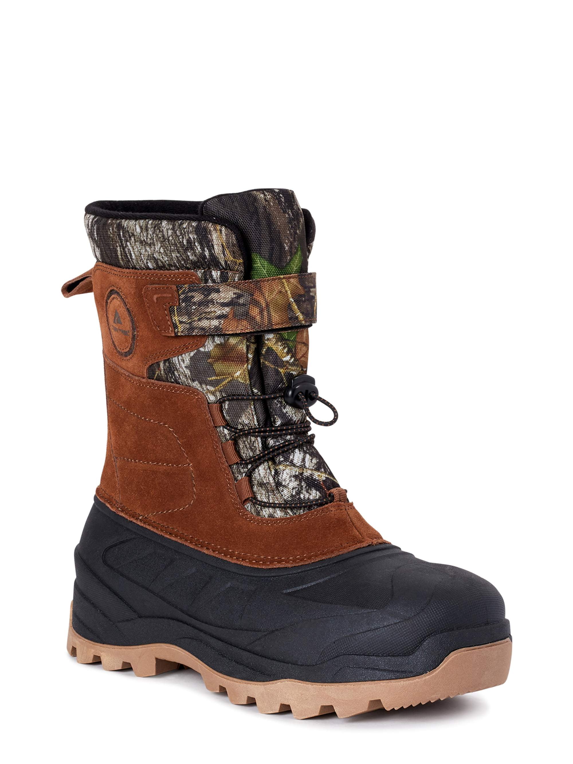 New Men's Winter Snow Boots Camouflage Waterproof Insulated Hunting Thermolite 