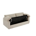 thumbnail image 6 of MAYEERTY Modern Corduroy Sleeper Sofa Bed, Pull Out, Multi-Functional Recliner Couch Bed for Living Room, Brown, 6 of 12