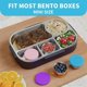 thumbnail image 3 of Mini Food Storage Container Set with Lid, Stainless Steel Snack Box, Pack of 6, Durable Snack Boxes, Freezer Containers, Storage Containers with Silic, 3 of 5