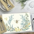 thumbnail image 5 of CounterArt "Bee Crest" 24-Sheet Reusable Premium Paper Placemats, 5 of 6