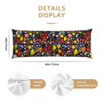 thumbnail image 2 of Naloa Spring And Summer Flowers Super Soft 20x60 Body Pillow Case,Long Side Hidden Zipper（PILLOWS ARE NOT INCLUDED）, 2 of 6