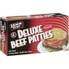 JemmBurger Seasoned Deluxe Beef Patties, 12 count, 48 oz