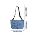 thumbnail image 3 of Bolso bandolera de lona para mujer, bolso de hombro, riñonera, bolso pequeño – Correa ajustable y desmontable, diseño ligero y compacto, ideal para el día a día, uso casual y viajes., 3 of 6