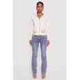 thumbnail image 3 of Women's Faux Fur Trim Zip Front Hoodie with Pom Poms, 3 of 5
