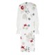 thumbnail image 4 of ICHUANYI Clearance Women Casual V-Neck Long Sleeve Waist Buttons Printing Loose Dress(Navy, XL) ICHUANYI WER2023080914013, 4 of 6