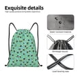 thumbnail image 3 of Kdxio Alphabet And Panda Print Drawstring Backpack Bag,Waterproof Draw String Back Sack, Gym Drawstring Bags Swim Bag For Unisex, 3 of 5