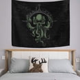 thumbnail image 2 of FREEAMG Tapestry Vintage Green Octopus Anchor Skull Tapestry Wall Hanging Decorative Wall Tapestries Wall Art Wall Blanket Bedding Tapestry for Bedroom Living Room Dorm Home Decor 60"x51", 2 of 7