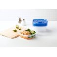 Glad Medium Set of 5 Square Food Storage Containers, Sandwich Size, 25 Oz each