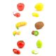 thumbnail image 3 of Juguete de corte de comida para niños, juguete de cocina de plástico realista educativo para niños, juego de simulación, 3 of 8