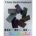 thumbnail image 2 of Funda para tablet TUNKARMOR 10.2" con teclado retroiluminado y mouse, 2 of 9