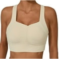 thumbnail image 4 of Oksale Strappy Sports Bras for Women Lightweight Cozy Y Back Yoga Bra Stretch Moisture Workout Racerback Sports Bra 2026 Khaki S, 4 of 10