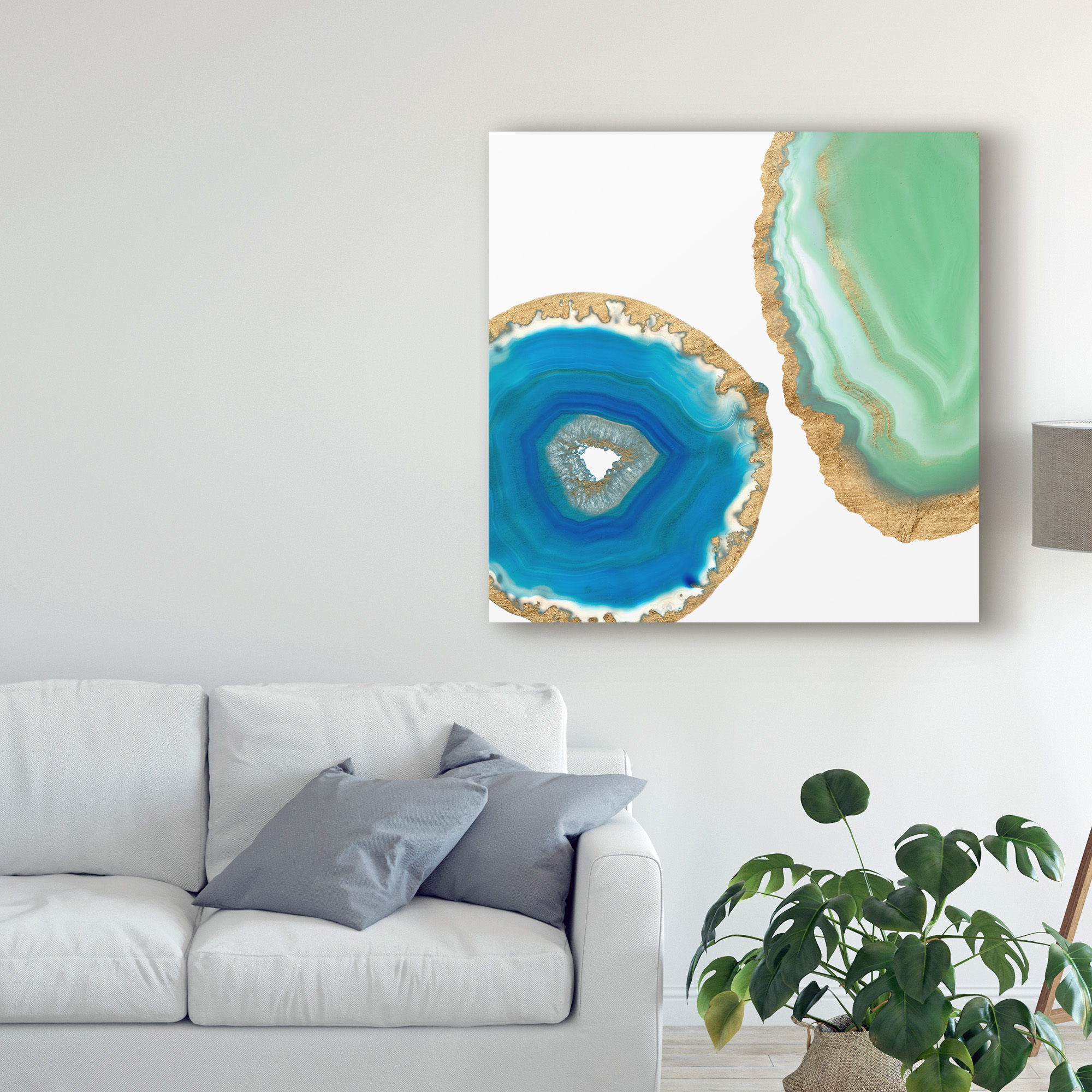 Trademark Fine Art 'Gem Stones III' Canvas Art by Jennifer Goldberger