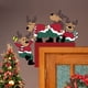 thumbnail image 2 of Xihbxyly Pegatina de Papá Noel para Puerta, Decoración Navideña con Reno y Diseño de Muñeco de Nieve, Fácil de Aplicar, Decoración Temporal, para Fiestas y Uso En El Hogar, Idea de Regalo Perfecta, 1, 2 of 5