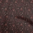 thumbnail image 1 of oneOone Polyester Spandex Maroon Fabric Floral Quilting Supplies Print Sewing Fabric By The Yard 56 Inch Wide, 1 of 5