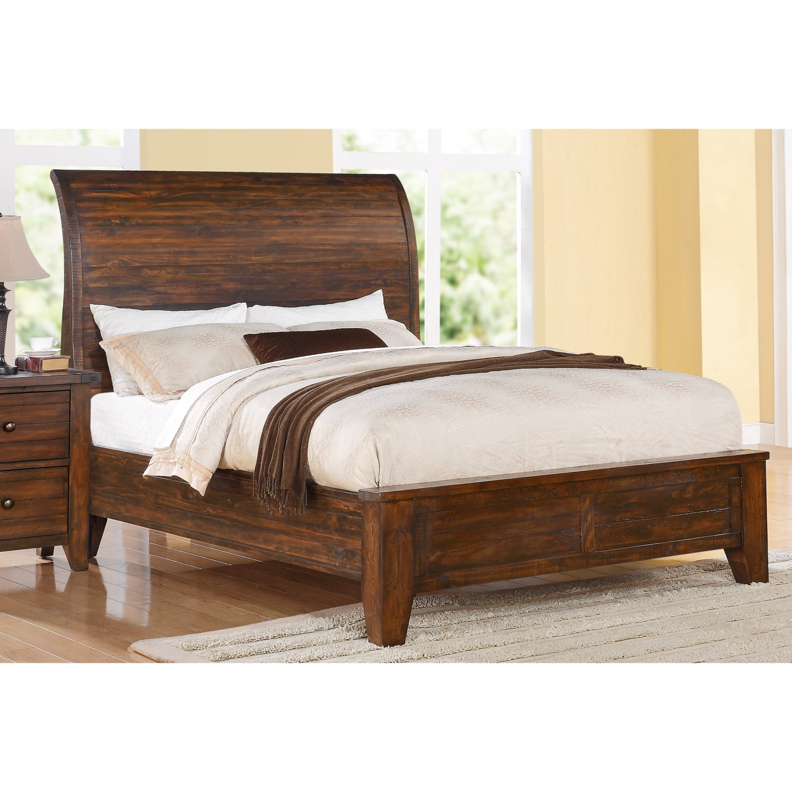Cally Solid Wood Bed Walmart com Cally Solid Wood Bed Walmart com