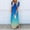 Blue, variant on SuoKom Wedding Guest Dresses Women's Dresses Summer Dress Casual Rounk Neck Short Sleeve With Pocketss Floral Print Long Dress Womens Maxi Dresses On Clearance