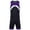 Purple, variant on Men One Piece Swimming Jumpsuit Sleeveless Zip Up Bodysuit Surfing Sunbathing Swimsuit Purple XL