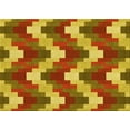 thumbnail image 1 of Ahgly Company Indoor Rectangle Patterned Mahogany Brown Area Rugs, 2' x 4', 1 of 1