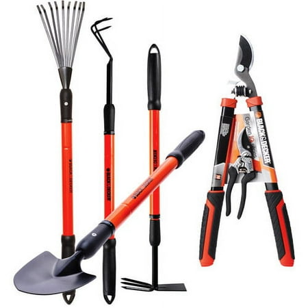 Black & Decker Ultimate Garden Tool Set, Set of 6